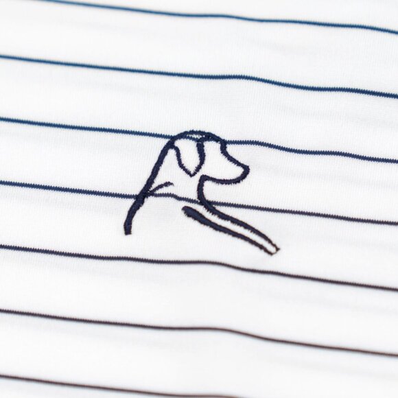 The Captain Stripe Men's Short Sleeve Performance Polo Rhoback - Picture 4 of 10